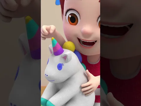 Meet the magical sparkly rainbow unicorn! #fantasy #nurseryrhymes #kidssongs #shorts
