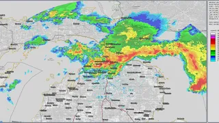 Doppler Radar - The great Gaylord blowdown Gaylord Michigan September 26 1998