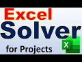 Optimizing Project Costs in 2026 EXCEL SOLVER for Project Portfolio Management