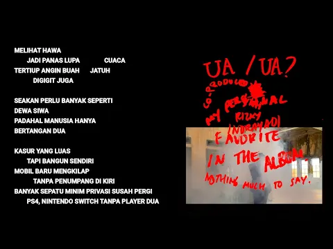 Download MP3 Hindia - Untuk Apa / Untuk Apa? (​Official Lyric \u0026 Commentary Video)