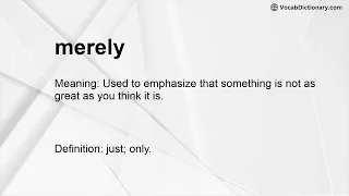 merely Meaning