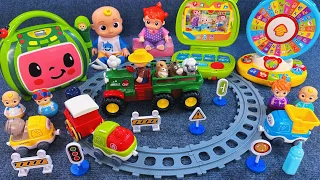 13 Minutes Satisfying with Unboxing Cocomelon Train track toy set Review ASMR