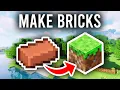 How To Make Bricks In Minecraft - Java Bedrock