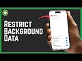 How to Restrict Background Data on Android 2026