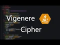 Vigenere Cipher Java CRYPTOGRAPHY