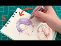 Download Lagu This is how I draw with a colored pen 🗣️