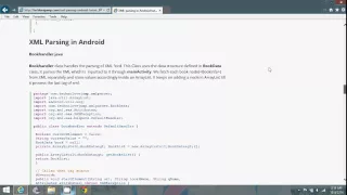 XML parsing in Android tutorial