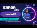 5 3 Nested if C programming Bangla tutorial -