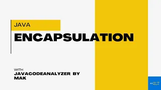 Encapsulation in Java