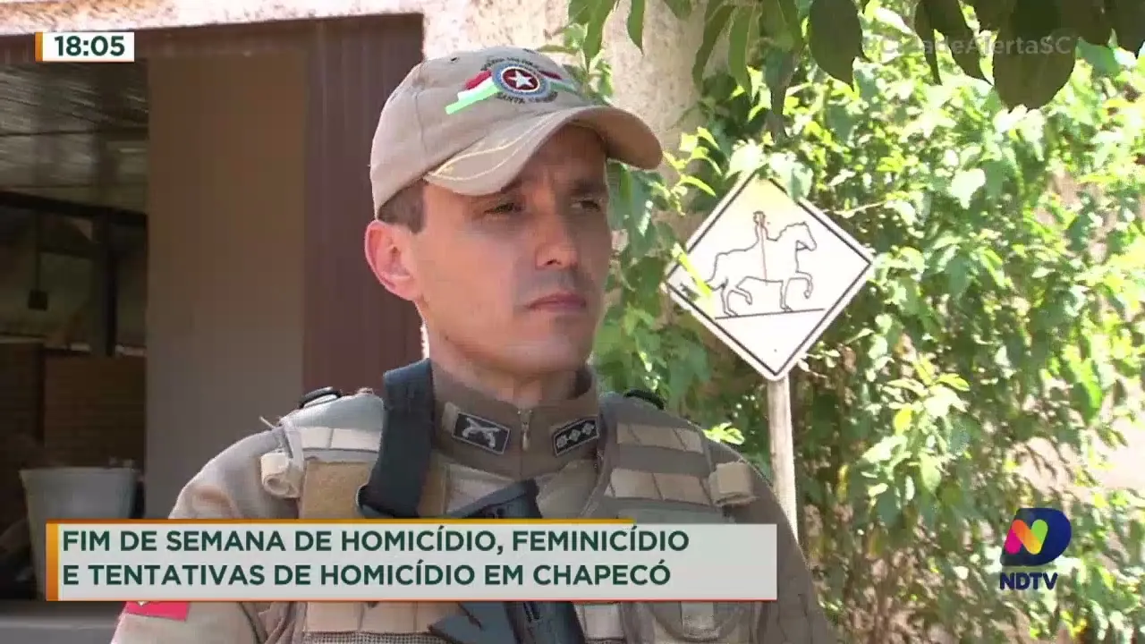 Fim de semana com homicídio, feminicídio e tentativas de homicídio em Chapecó