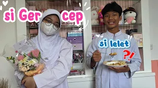 Semangat Pagi 😱 Hanum Gercep tapi Bani Lelet Siap² Sekolahnya 😆 Shafeea Hanum