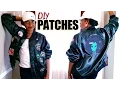 HOW TO MAKE IRON-ON PATCHES My Afro Alien Bomber Jacket BlueprintDIY