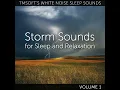 Heavy Thunder and Light Rain Sound