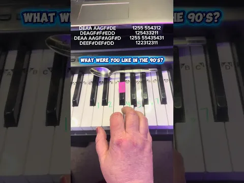 Mom what were you like in the 90s? trend How to play Iris on piano tutorial?   #Piano #PianoTutorial