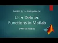 23a User Defined Functions in Matlab with Examples in Urdu Why we need User Define Function