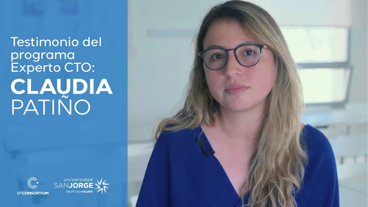 Testimonio del programa Experto CTO | Claudia Patiño - YouTube thumbnail