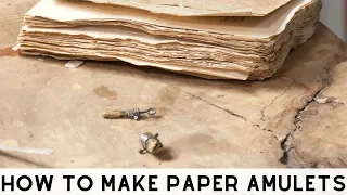 How to Make Sterling Silver Paper Amulets A Step-by-Step Guide to Handmade Reliquaries