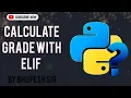 Find Grade in Python Easy Full Code Explanation Hindi Marks to Grade Python Program