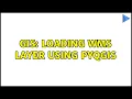 GIS Loading WMS layer using PyQGIS