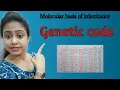 Genetic code Ch-6 Molecular Basis of Inheritance Class 12 NEET AIIMS