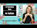 10 Functional Signs for Autism Non Verbal Sign Language Basics Baby Sign Language SIGN TRIBE