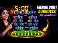 Learn Merge Sort Easily in Tamil in 5 minutes