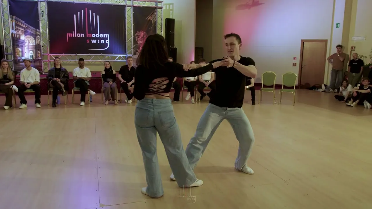 Joshua Schubert & Stefanie Tschom - 2nd place Strictly Open Finals - Milan Modern Swing 2025