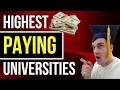 Average Salary by University Top 10 Highest Payed Alumni
