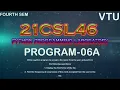 21CSL46 Program 06A PYTHON PROGRAMMING LABORATORY VTU FOURTH SEMESTER t