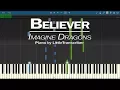 Download Lagu Imagine Dragons - Believer (Piano Cover) by LittleTranscriber