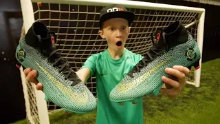 Testing CR7 chapter 6 RONALDO S NEW FOOTBALL BOOTS