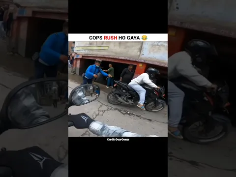 Police Ne Kya Kar Diya 😂 #rider #motovlog #trending #shorts