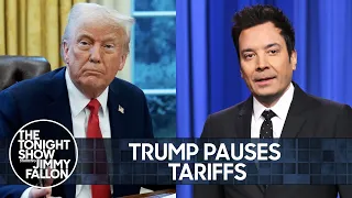 Trump Pauses Tariffs After Triggering Trade War, Gets Ready to Make Super Bowl History