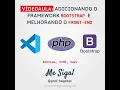 PHP - ADICIONANDO FRAMEWORK BOOTSTRAP NA VIEW