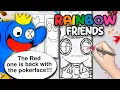 The top four from the Roblox game Rainbow Friends Let s add color to the new coloring book