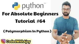 Polymorphism In Python Python Tutorials For Absolute Beginners In Hindi
