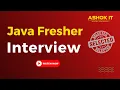 Java Fresher Interview Tips Tricks and Mock Interview Questions