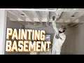 Pintar paredes y techos del sotano