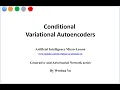Conditional Variational Autocoders