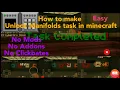 How to make Unlock manifolds task in minecraft