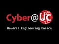 Meeting 103 Reverse Engineering Basics