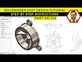 SolidWorks Part Design Tutorial Revolve Extrude Hole Wizard and Rib Commands Explained
