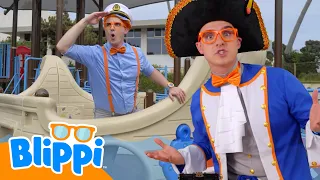 Blippi Explores Boats! 🚤 How Different Boats Move! | Blippi Educational Videos for Kids