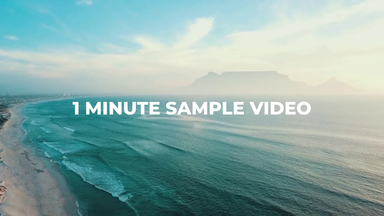 1 Minute Sample Video