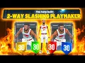 THIS TWO WAY SLASHING PLAYMAKER IN NBA 2K22 IS THE BEST BUILD IN THE GAME LITERALLY OVERPOWERED