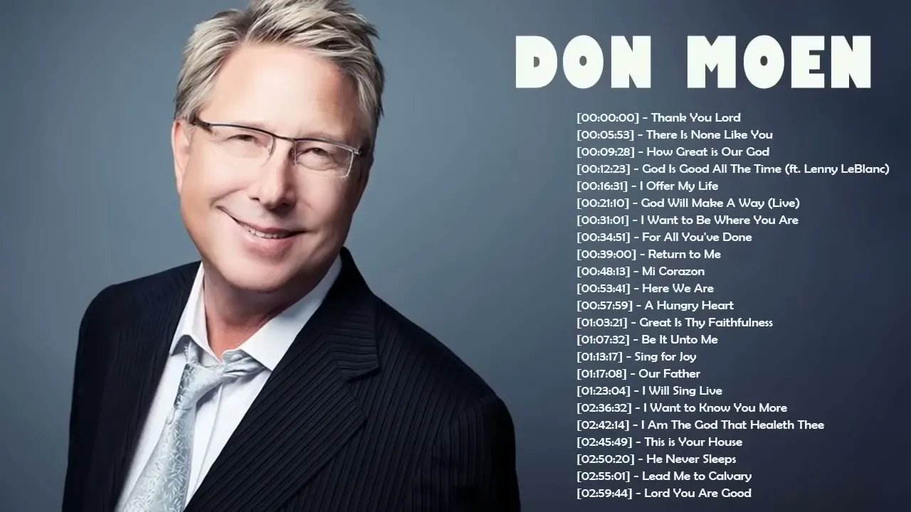 Don Moen Nonstop Praise and Worship Songs of ALL TIME | How Great is Our God  ,Thank You Lord ,...