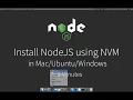 Install NodeJS Using NVM in Windows in 5 Minutes
