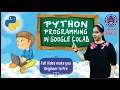Python tutorial Python programming for beginners Python full course in google colab 3 7