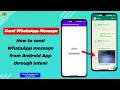 How to send WhatsApp Messages from Android Application through Intent - 2022