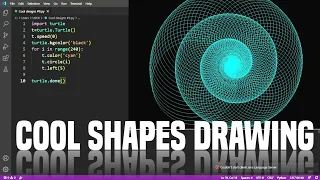 Cool Shapes Drawing Python turtle Python for beginners